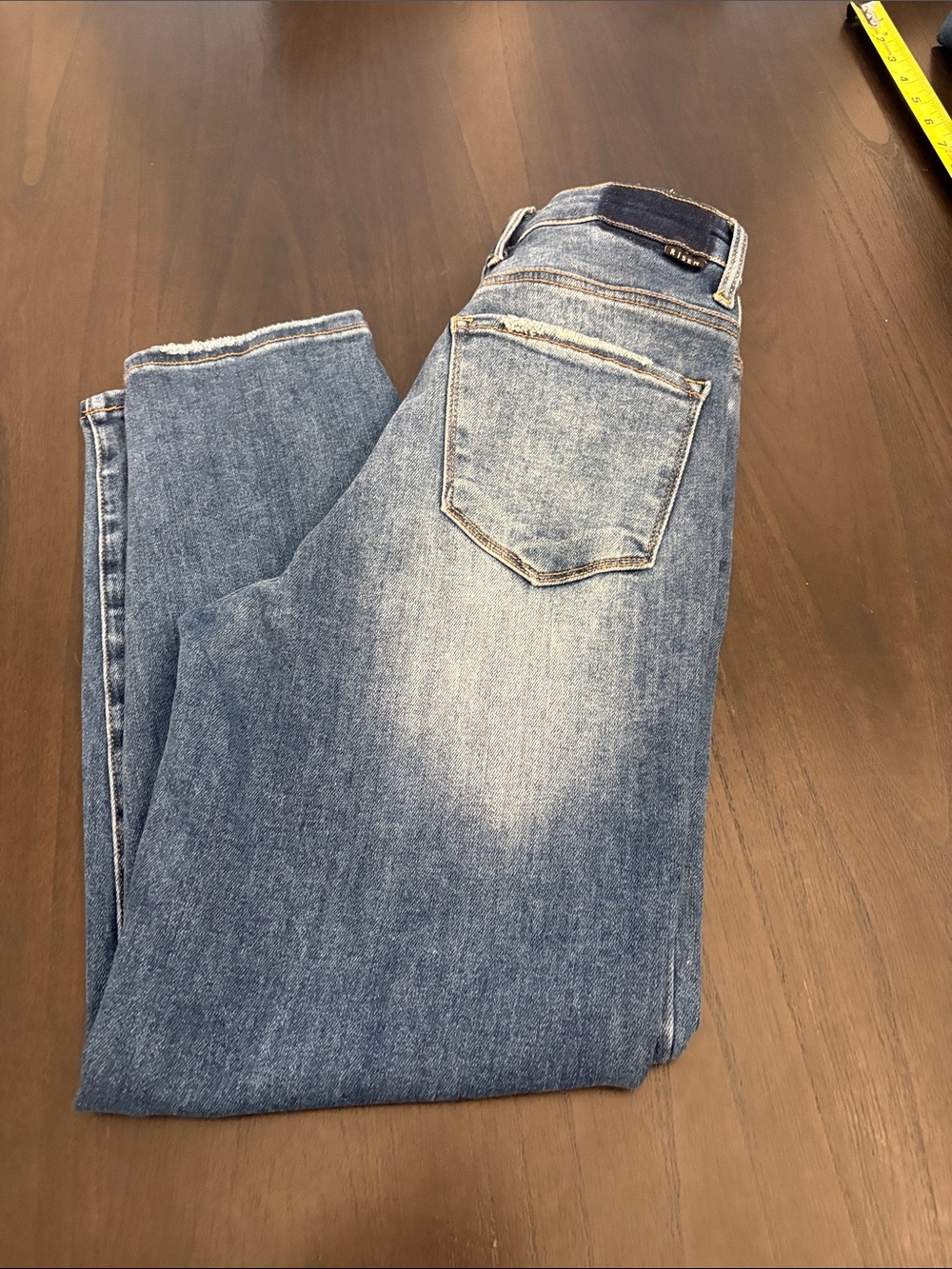 Risen Blue Washed Jeans - Classic Denim